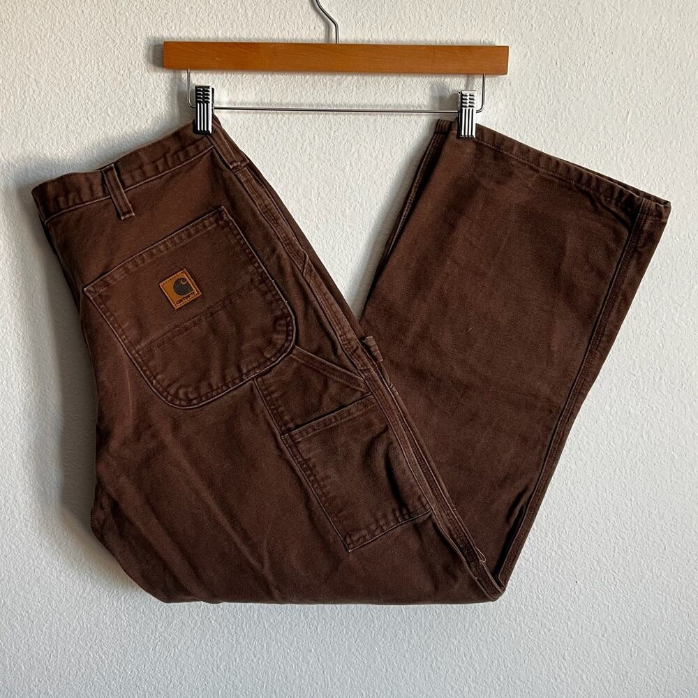 Carhartt B11 CHT brown work wear carpenter pants